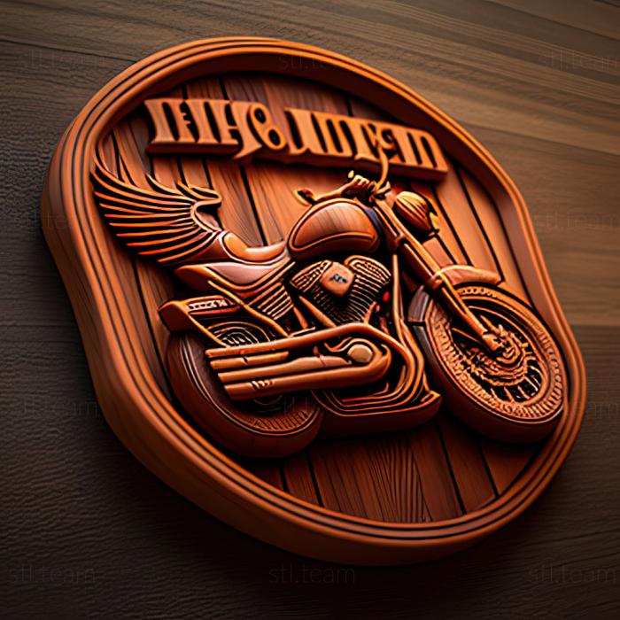 3D модель Harley Davidson Sport Glide (STL)